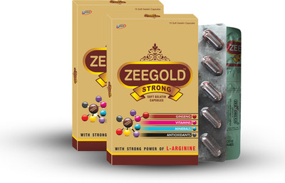 zeegold Strong Men Multivitamin Capsule For Energy Immunity and Less Fatigue- Pack of 02(2 x 15 Capsules)