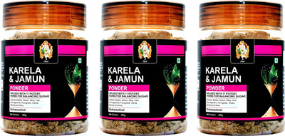 Sai Herbals Karela,Jamun Diabetic Detox Powder Supplement Regulate Sugar Management(3 x 250 g)