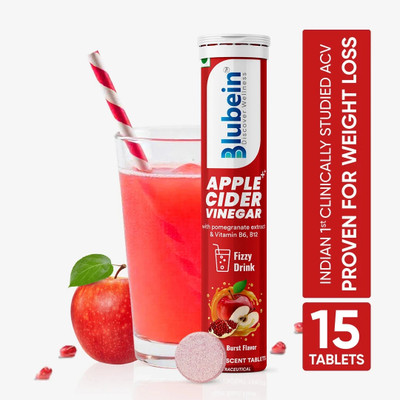 Blubein Apple Cider Vinegar ++ | 15 Effervescent Tablets(15 Tablets)