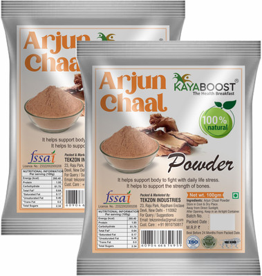 KAYABOOST Arjun ki Chaal Powder, Arjuna Bark, Arjun Chal Tree Kwath, Pack of 2(2 x 100 g)