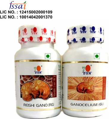 DXN Reishi Ganoderma and Ganocelium Capsules, Fruit and Root, RG and GL(2 x 45 Capsules)