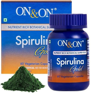 NEW ON & ON Spirulina Gold Vegetarian Supplements(60 Capsules)