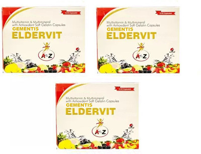 gementis ELDER LABS ELDERVIT A TO Z MULTIVITAMIN SUPPLEMENT CAPS (3*10CAPS)(3 x 10 Capsules)