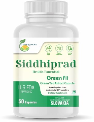 SIDDHIPRAD Green Tea Extract | Immune Health | Helps in Weight Loss | Antioxidant(60 Capsules)