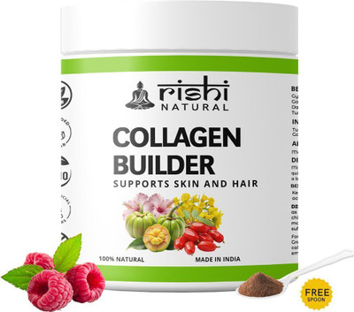 rishi natural Collagen Builder Powder (200g) For Glowing Skin, Long Hair, Fine Line, Dark Spot(200 g)