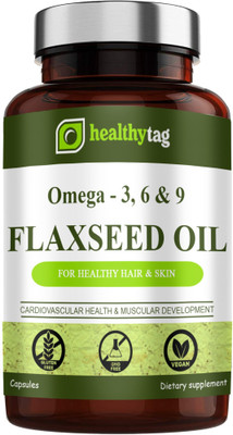 Healthy Tag Flaxseed extract Capsules Omega 369 (S103)(60 Capsules)