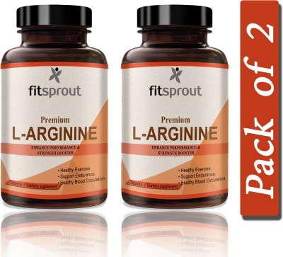 Fitsprout L-Arginine 1000mg Tablets Per Serving (S207)(2 x 60 Tablets)