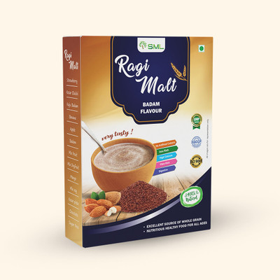 SHREE MURLIDHAR LIFESCIENCE PRIVATE LIMITED SML Ragi Malt Badam Flavour(250 g)