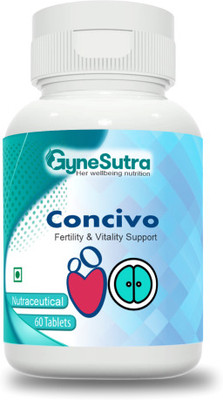 GYNESUTRA Concivo Fertility & Vitality support for Natural conception in Women(60 Tablets)