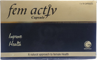 Growmax fem activ capsule(3 x 10 Capsules)