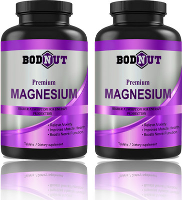 Bodnut Chelated Magnesium Glycinate Citrate Tablets (D257)(2 x 60 Tablets)