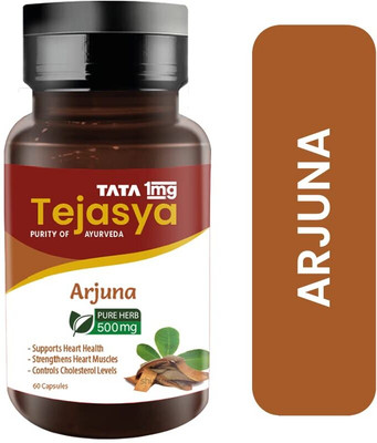 TATA 1mg Tejasya Multipurpose Arjuna Capsule For Multciple Benefits(60 Capsules)