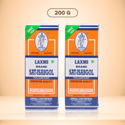 LAXMI Sat Isabgol Psyllium Husk Pack of 1(400 g)