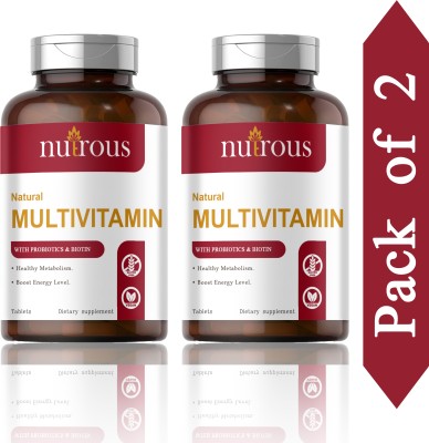 Nutrous The Real Vitamin Multivitamin Tablets (G214)(2 x 60 Tablets)