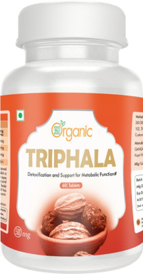 360 Degree Organic Triphala Tablets Multivitamin & Immunity Booster Tablet for Digestive Support(60 Tablets)