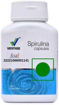 VESTlGE Vestige Calcium Spirulina - 100 Capsules(100 g)