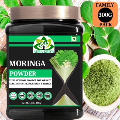 Aura Kriya Moringa Powder | Moringa Leaves Powder - Increases Your Daily Stamina & Vitality(300 g)