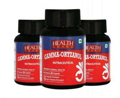 health guard Gamma Oryzanol Natural Antioxidant Isolated Pack 3(3 x 20 Capsules)
