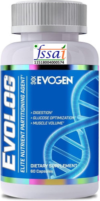 EVOGEN Evolog - 60 Capsules (Elite Nutrient Partitioning Agnet)(60 Capsules)