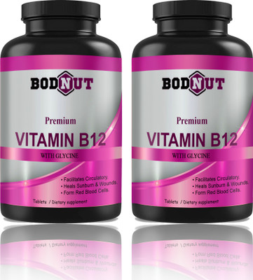 Bodnut Plant Based Vitamin B12 Tablets (G272)(2 x 60 Tablets)