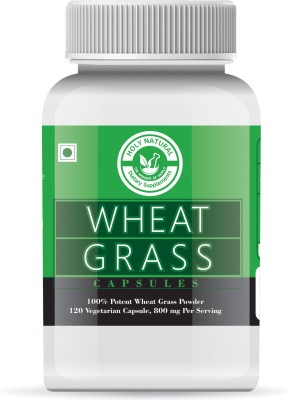 Holy Natural Wheat Grass Capsule - 120 Veggie Caps 1000 mg Per Serving(120 Capsules)