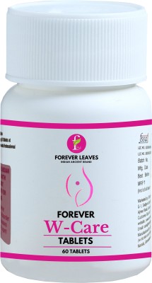 Forever Leaves W-Care Tablets For Women, Useful in Vaginal Diseases, Helps Menstrual disorder(60 Tablets)