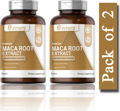 Fitvito Maca Root Tablets Enriched with Maca Root Extract (H209)(120 Tablets)