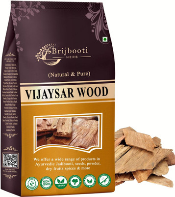BrijBooti Vijaysar Bark | Indian Kino | Pterocarpus Marsupium Bark | Vijaysar Chaal- Lakdi(200 g)