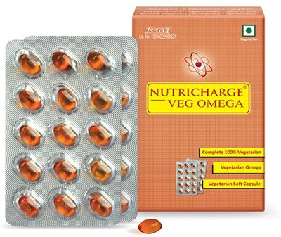 Nutricharge Veg Plant based Omega(2 x 15 Tablets)