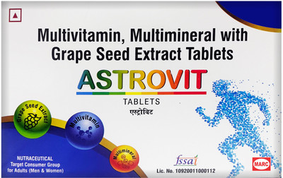 MARC Astrovit Multivitamin & Multimineral with Grape Seed Extract(2 x 15 Tablets)