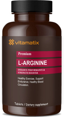 Vitamatix L-Arginine 1000mg Tablets Per Serving (K66)(30 Tablets)
