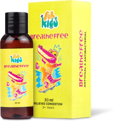 ForKids Breathe Free Decongestant oil| Best Nasal Spray For Severe Congestion Liquid(50 ml)
