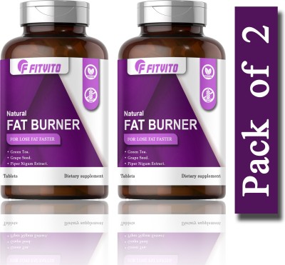 Fitvito Fat burner supplements/ Fat burner for Men&women Tablets (K194)(120 Tablets)