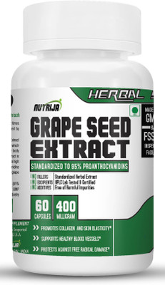 NutriJa Grape Seed Extract 400Mg -(60 Capsules)