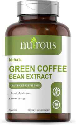 Nutrous Green Coffee Bean Extract Weight Loss Tablets (H109)(60 Tablets)