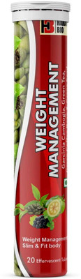 harayebio Get Slim Effervescent Green Tea, Grape Seed & Garcinia Cambogia(20 Tablets)