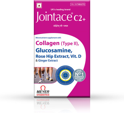 Jointace C2 Plus Tablets Reduce Joint Pain, Help In Cartilage Formation| Nonvegetarian(10 Tablets)