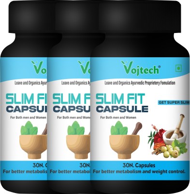 Vojtech Slim Fit Slimming Medicine Weight Loss Capsule | Weight Manager For Men Women(3 x 30 Capsules)