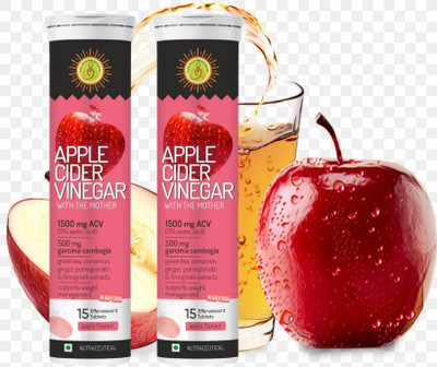 JIVAN SHREE Apple Cider Vinegar for Weight Loss, Easy Digestion with Mother Effervescent Tab(2 x 15 Tablets)