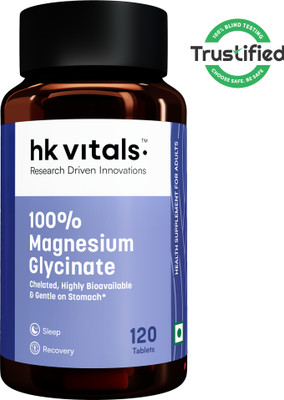 hk vitals 100% Magnesium Glycinate 120