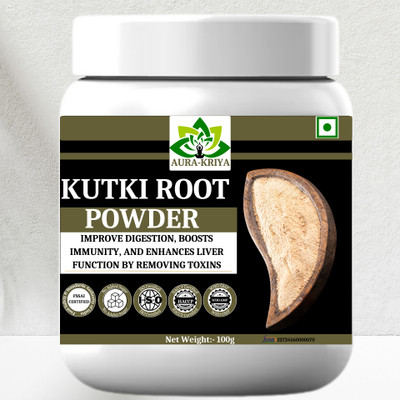 Aura Kriya Kutki Powder For Liver Detox | Helps In Detox & Maintain Healthy Liver(2 x 100 g)