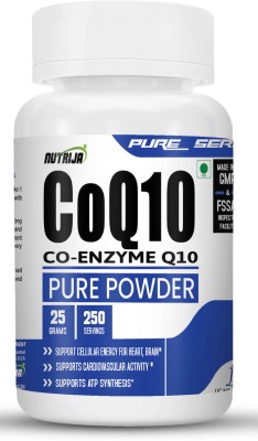 NutriJa Coenzyme COQ10 Powder - Rich in Antioxidant, Promotes Heart Health(25 g)