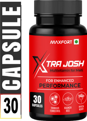 Maxfort natural Xtra josh capsule for man stamina and energy booster(30 Capsules)