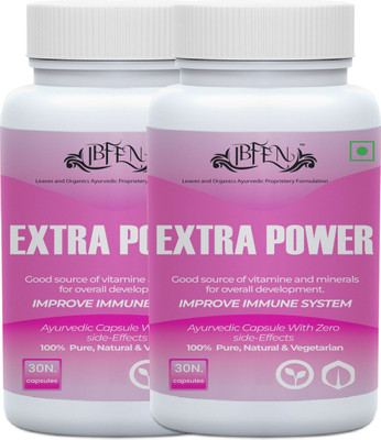 IBFEN Extra Power Health Immunity Power Women Capsule | Maintains Non Stop Energy(2 x 30 Capsules)