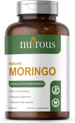 Nutrous Moringa Tablets Natural Moringa Tablets (G166)(90 Tablets)