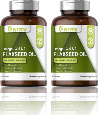 Fitvito Flaxseed extract Capsules Omega 369 (H244)(120 Capsules)