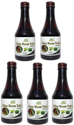 Naveenya Kaya GILOY, NEEM ,TULSI SYRUP COMBO 5 PCS(5 x 200 ml)