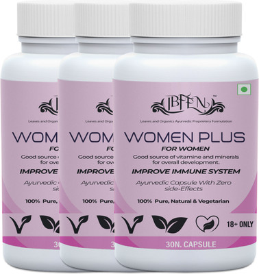 IBFEN Plus Immunity Power Women Capsule For Overall Cellular Health |Stamina(3 x 30 Capsules)