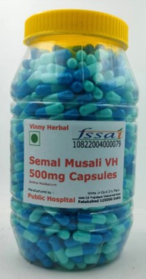 Vinny Herbal Semal Musali VH Herbal Supplement Capsules 1000 Caps Jar(1000 Capsules)