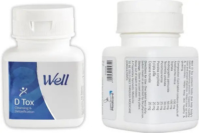 Modicare Well D Tox - Cleansing & Detoxification Liver Support(60 Tablets)